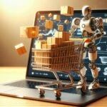 Future e-commerce trends with AI, AR, and mobile shopping innovations.