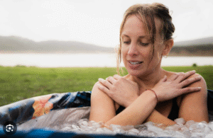 ice bath challenge, cold therapy benefits, wellness trends 2025